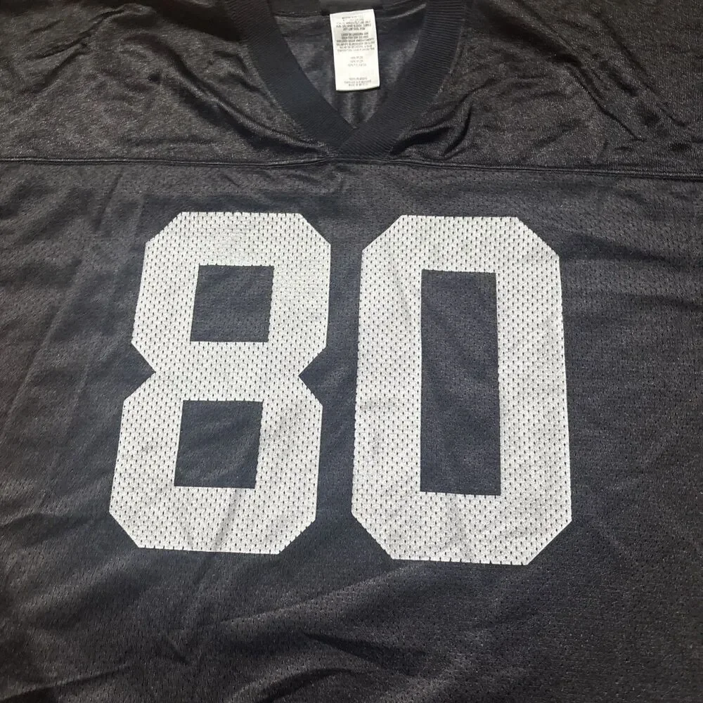 Vintage Oakland Raiders Jerry Rice #80 Adidas Jersey XXL Black NFL
